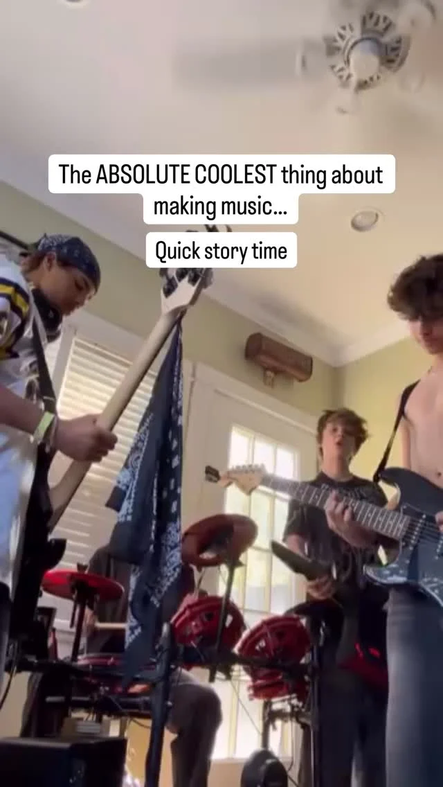 I met these kids at our last show in ATL. They came up to me asking if we were playing our song P.A.B that night. We start having a conversation and I’m realizing that these kids are young as hell. I ask “What grade are y’all in?” and they said “8th grade”. I gasped. 8th Grade?!? Wait a minute, 8th graders like our music and they came to see us play live?? WTF It blew my mind. 

Rock music/ bands weren’t cool where I grew up. tbh it still isn’t really. I always felt ashamed to be listening to rock around my friends. Much less make it. They’d always just look at me weird and tell me to turn it off. It sucked. I was never able to connect with anyone on it. Nobody understood it. There were no bands. No live shows. Nothing. I was the only kid my age It seemed that had any connection with it. I had grown up my entire life jamming with my dad and his band mates and that was it. I could never really find anyone to jam with my age until after highschool. So tbh I’m still surprised that anyone even likes our music. 

Yesterday I got a dm from one of the kids from the show and he told me they were in a band and that there band @propulsionatl_official is covering our song P.A.B. at there next show and sent this video to me. 

Seeing that these 8th grade kids first off are in a band and second off covering a song I wrote is probably the coolest freaking thing I’ve ever experienced in my life. it warms my heart to see that there’s a younger generation of kids making bands and playing live. Which means rock is on the rise and to all the local bands out there reading this you all are influencing the next generation of kids and bands coming up. We all are part of this movement and that’s why I say ATL IS THE NEW SEATTLE! 
Go give these guys a follow and show them some love!