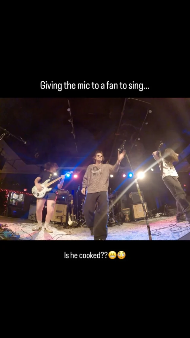 One day I’ll give the mic to someone and let them sing the entire set. Sometimes your boy just wanna dance a lil u know?
